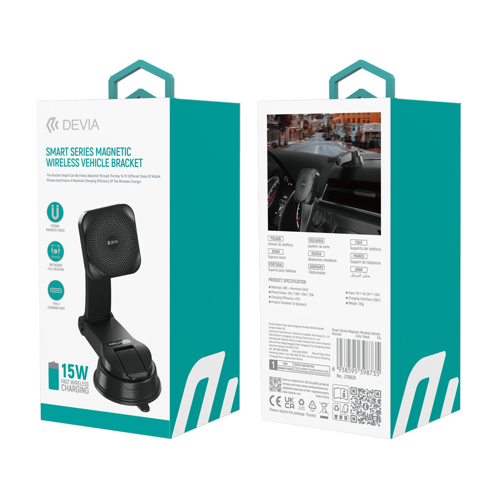 Soporte Devia Magnetico Wireless para Vehiculo