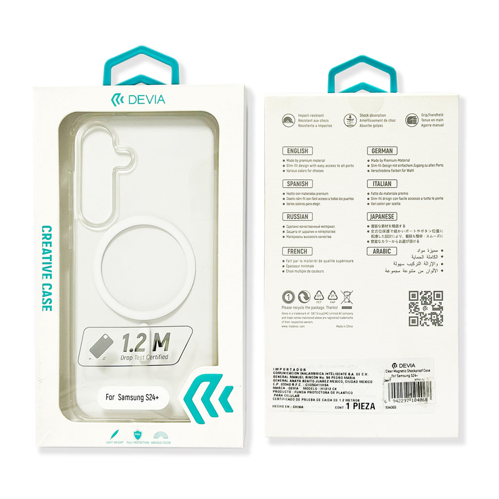 Funda Devia Pure Magnetic S24+