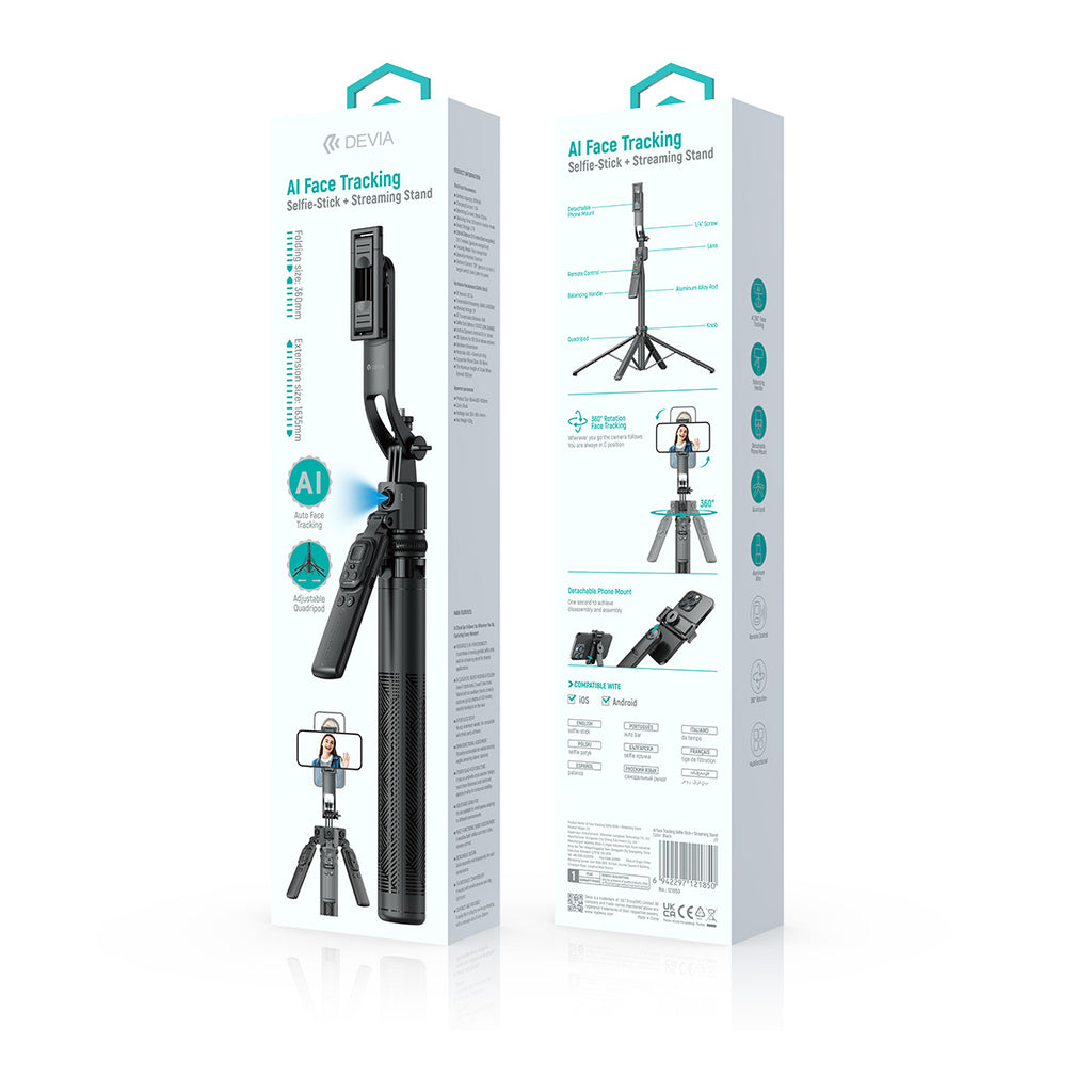 Selfie Sticks Devia Tripie con Seguimiento